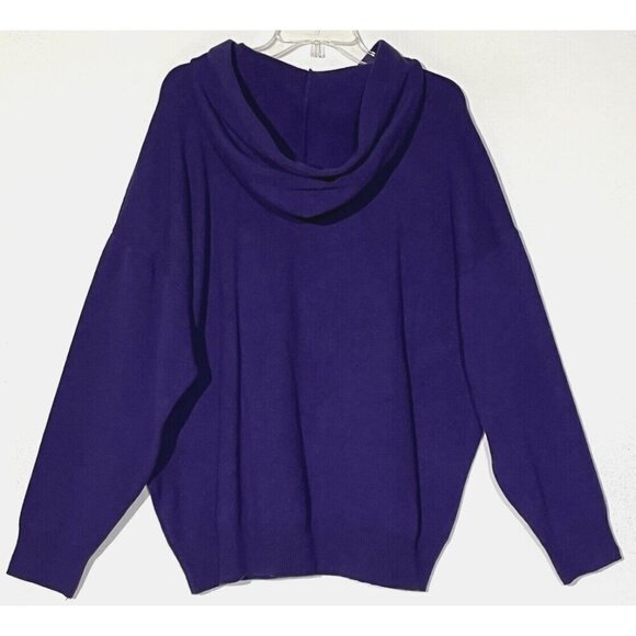 New Zara Start Creating Purple Athletic Hoodie Pullover Sweater - Picture 2 of 8